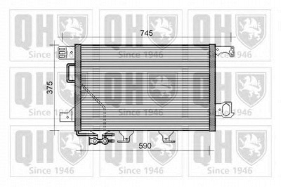 QUINTON HAZELL qcn444 -  Конденсатор, кондиционер